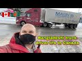 Truck driver life in canada bangladeshi truck driver in  montreal quebec