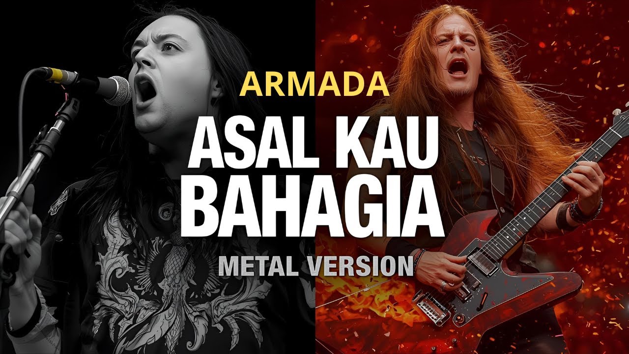 GAHAR | Asal Kau Bahagia - ARMADA | Cover POWER ROCK METAL Version 🤘!