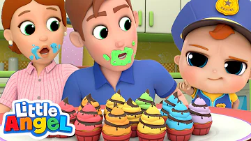 Who Ate the Cupcakes? | Johny Johny Song  & More Nursery Rhymes by Little Angel