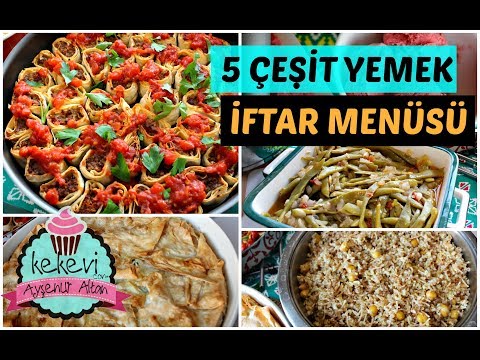 Yufkalı Köfte, Sodalı Börek, Zeytinyağlı Ile 5 Çeşit İftar Menüsü | Ayşenur Altan Yemek Tarifleri