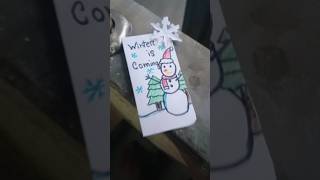 DIY Winter Special Bookmark Easy Aesthetic Winter Craft Idea