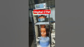 compression testing machine (CTM) use to determine compressive strength of cube ,brick , solid block