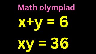 Germany | Can you solve this ? | Math Olympiad X=? & Y=?