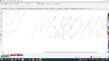 Corel Draw Tips & Tricks Make a Single Line Font out of this FONT