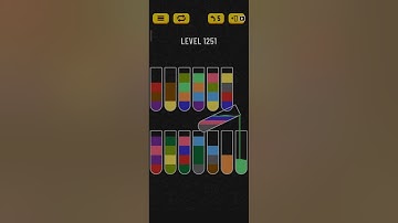 Water sort puzzle level 1251