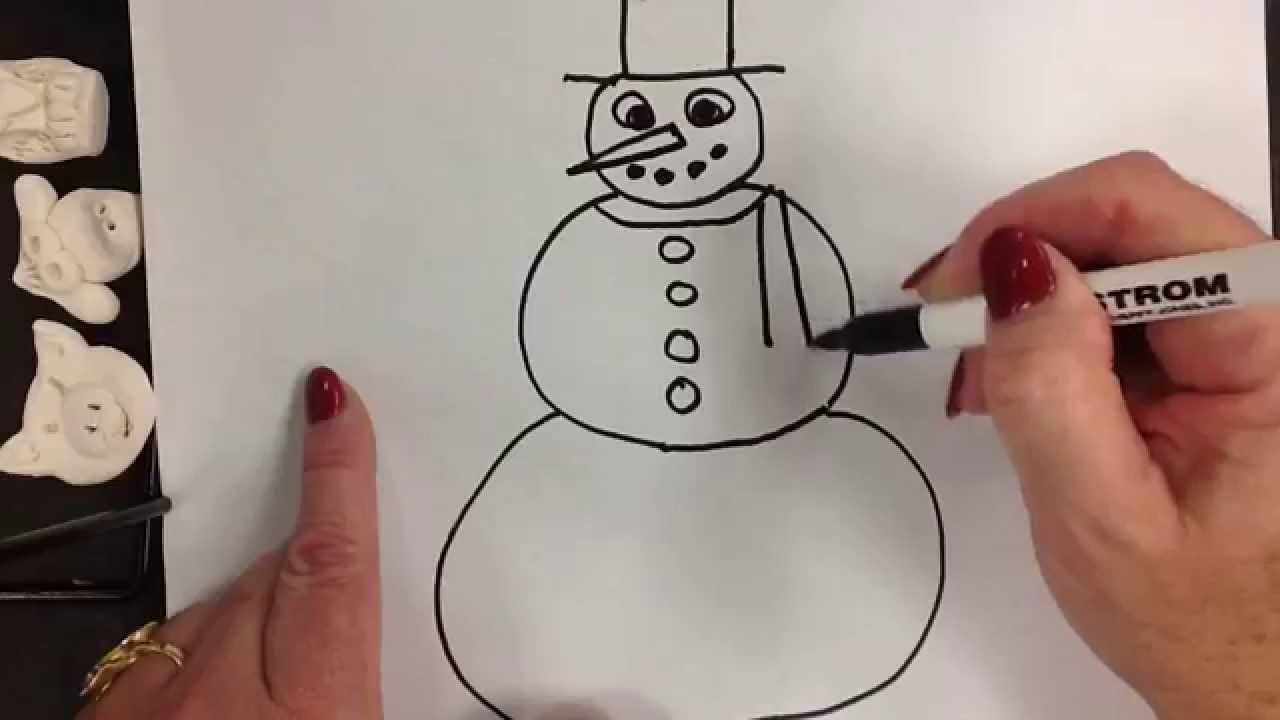 Kids Can Draw: Easy Snowman for Ages 4,5,and 6 (patron spots available) 