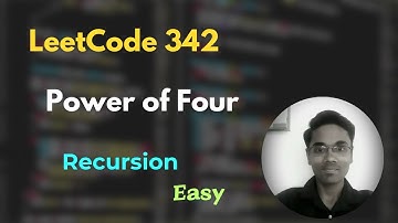 Power of Four | LeetCode 342 | Recursion