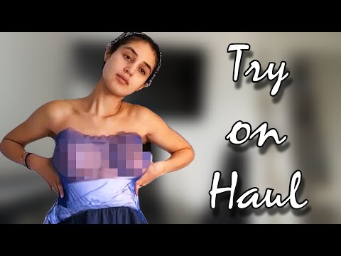 [4K] Transparent Clothes Try-on Haul with Jenny | Sheer lingerie | Lingerine haul