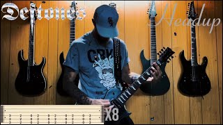 Headup- Deftones (guitar cover with tabs)