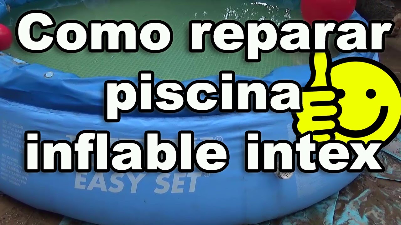 How to Repair an Inflatable Pool intex - YouTube