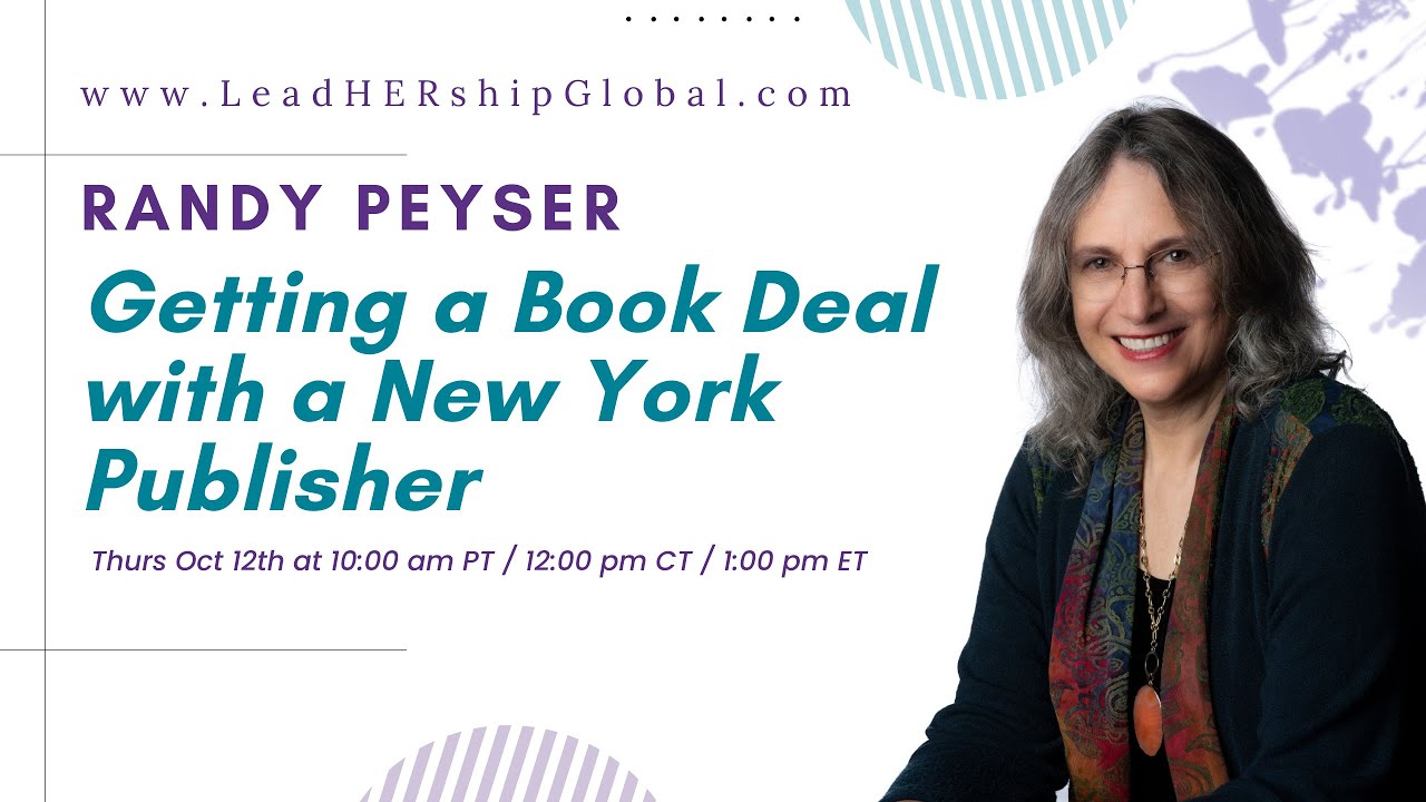 Getting a Book Deal with a New York Publisher - YouTube