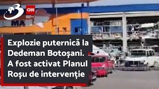 Explozie puternică la Dedeman Botoșani. A fost activat Planul Roșu de intervenție