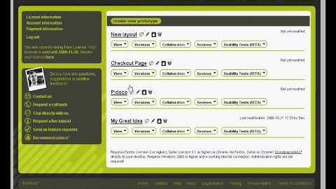 pidoco° Usability Suite Video Tour