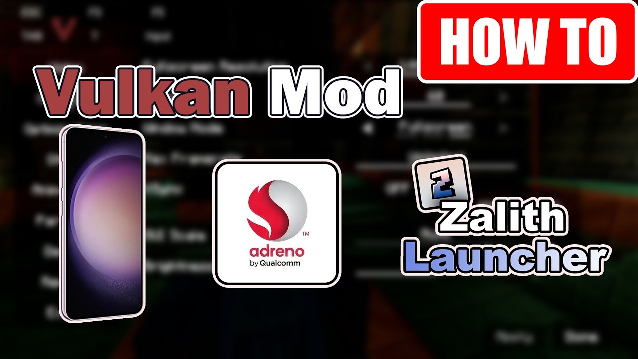 Vulkan Mod On Adreno Devices With Zalith Launcher How To - YouTube