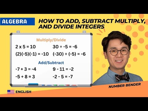 Video lesson: Integers Worksheet (English lesson)