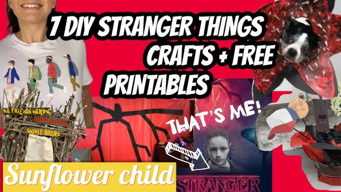 DIY Stranger things crafts tutorial | free printables | stranger things decor - YouTube diy-stranger-things-crafts-tutorial-free-printables-stranger-things-decor-youtube