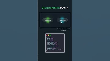 ✨ Glassmorphism Button with Smooth Animation 🌟||#shorts #shortvideo #cssframework #buttonanimation