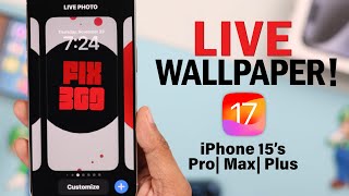 iOS 17: Live Wallpaper How to Add on iPhone 15 Pro Max/Plus! screenshot 5