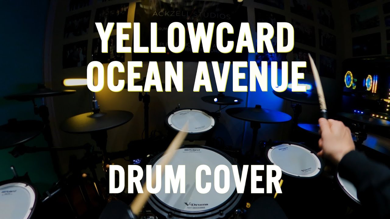 Yellowcard Ocean Avenue (Drum Cover) (Vdrums) YouTube