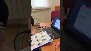 Azuman types his name with Key-X