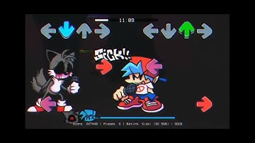 Fnf Vs. Sonic.Exe Omnipresent, but its only the parts with Tails.exe