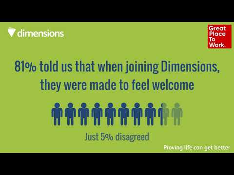 Dimensions 2022 - A Great Place to Work