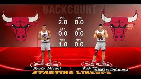 NBA 2K20 android Shohoku(Bulls) vs Shoyo(Celtics) Gameplay Slam dunk edition