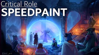 Frozen in Time - Critical Role Speedpaint