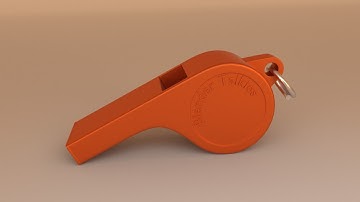 Modeling and Rendering a whistle in Blender 2.71