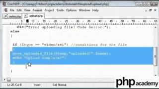 PHP File Upload Part 2   English
