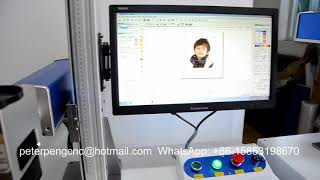 How to engrave photos, training video of fiber laser marking machine