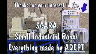 SCARA Robotic Arm Adept Robot System