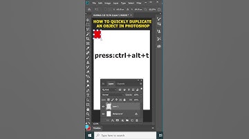 How to Quickly Duplicate Objects in Photoshop  Easy Trick  Shortcut: Duplicate Any Object in Seconds