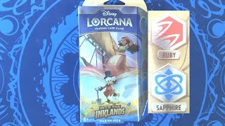 Ruby Sapphire Starter Deck - Lorcana: Into The Inklands