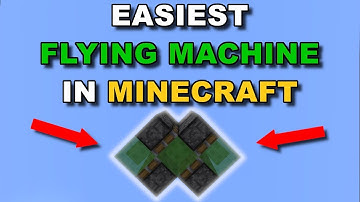 EASIEST FLYING MACHINE IN MINECRAFT HISTORY!  - Minecraft Tutorial