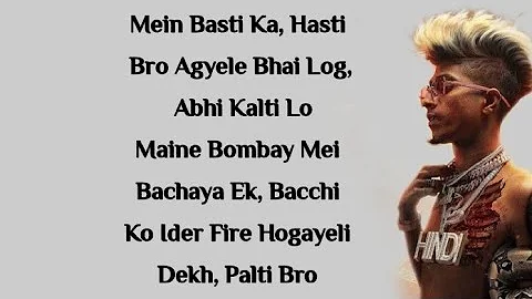 MC Stan - Basti Ka Hasti (Lyrics) MC Stan New Song 2022 Kulvir Barwasia