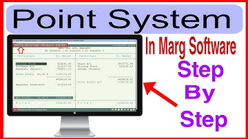 POINT SYSTEM IN MARG SOFTWARE 8434649593