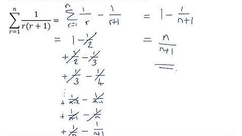OCR Pure Core: Sequences & series 1-5