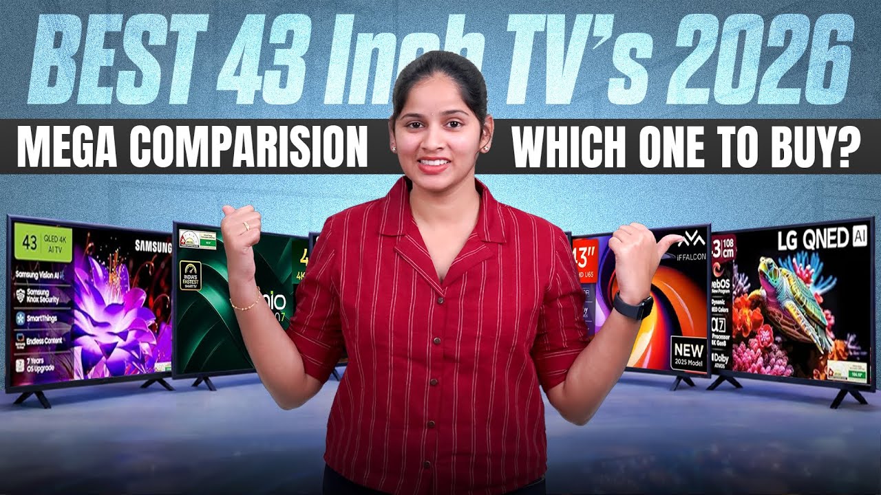 Top 10 Best 43inch 4K Smart TV's In 2026🔥 ClearBuy
