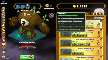 Clicker Heroes Beating Queen of Bloops Not Idle + Somehow Beating Lvl.420 Clicker Heroes Gameplay