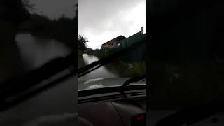 Потоп в Бердске 12 августа 2021 года. Улица Герцена