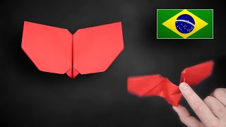 Origami: Borboleta que Bate as Asas - Instruções em Português PT-BR