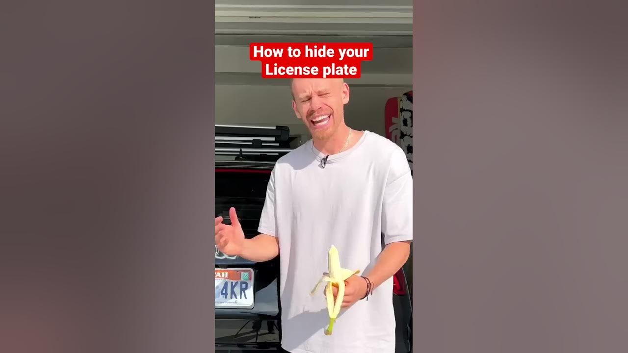 How to hide your license plate - YouTube
