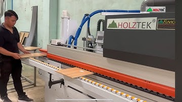 Máy dán cạnh tự động 10 chức năng Pro-680M Holztek option nồi keo kháng nước PUR