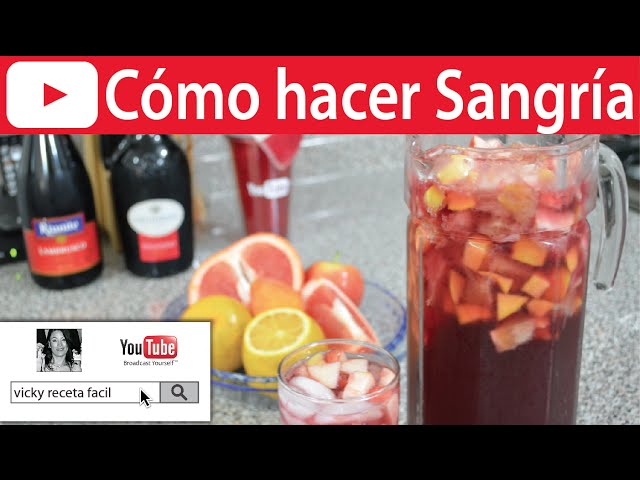 SANGRIA | Vicky Receta Fácil | VICKY RECETA FACIL