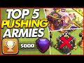 TOP 5 BEST TH10 PUSHING ATTACK STRATEGIES WITHOUT CC!! | Clash of Clans