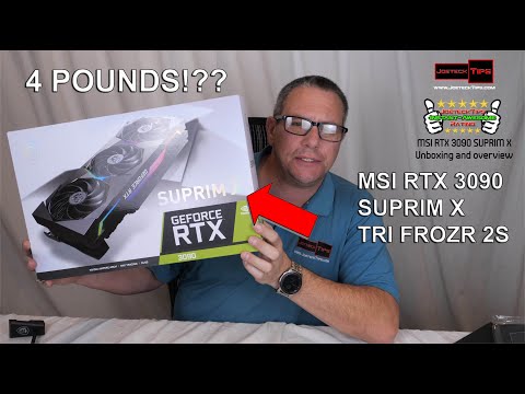 MSI RTX 3090 24GIG SUPRIM X UNBOXING | JoeteckTips