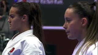 Portugal (POR) Vs France (FRA) - Female Team Kata Bronze Medal European Karate Championships 2022