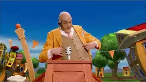 All LazyTown Songs but only when they say the names of the characters