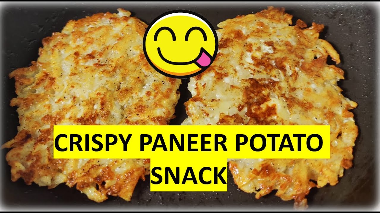 Crispy Garlic Paneer Aloo Tikki | Paneer Potato Pancake Breakfast Recipe || @SmartDietRecipes